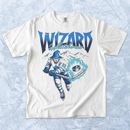 The Wizard of Whitehorse t-shirt